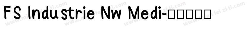 FS Industrie Nw Medi字体转换